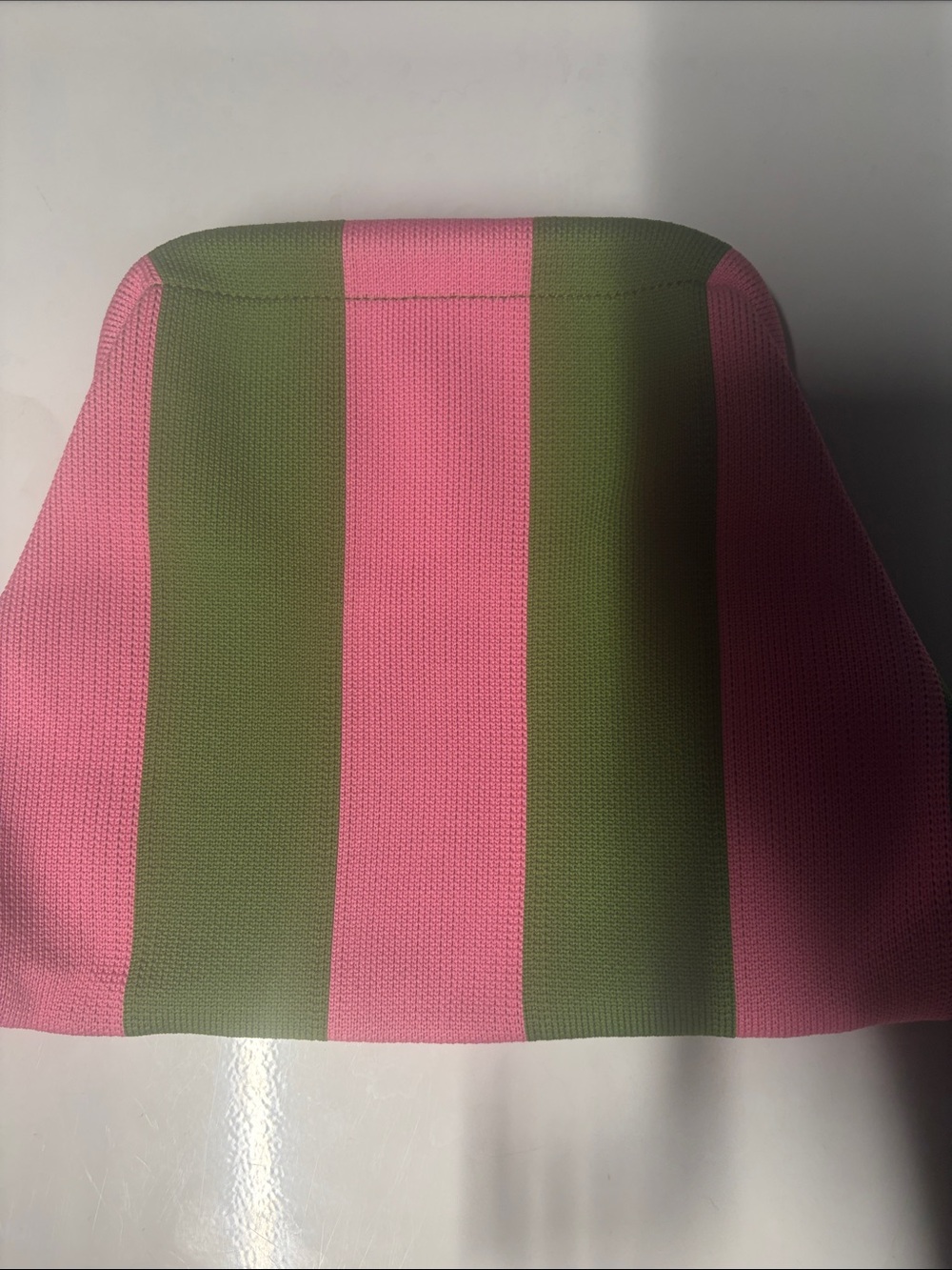 Striped Pink and Green Women’s Bag
